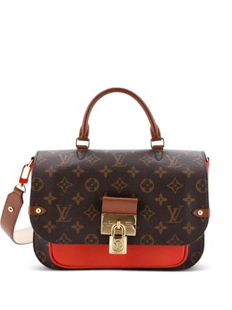Louis Vuitton Vaugirard Handbag Monogram Canvas with Leather satchel - Brown