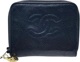 Chanel Pre-owned Wallets, female, Blue, Size: ONE SIZE Pre-owned Vintage Wallet