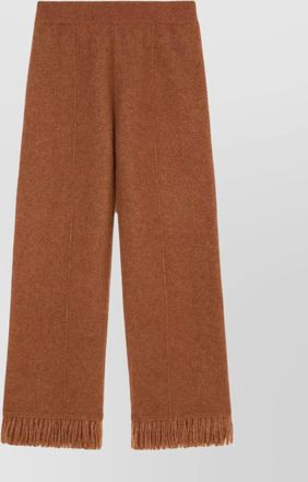 Alanui cashmere and silk blend trousers