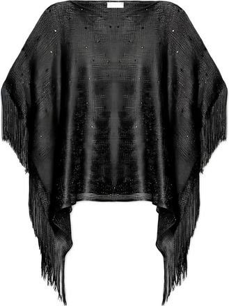 Liu Jo fringed scarf - Black