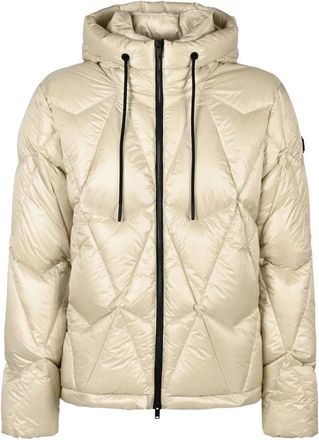 Moose Knuckles Iceberg Quilt Down Puffer - Heren - Winterjassen - Beige - XL - Nylon - Jassen