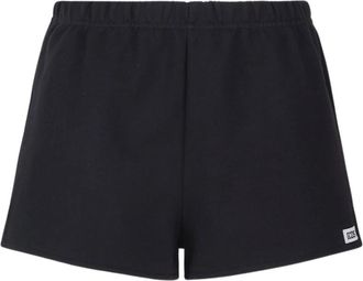 GCDS Ti Amo Track Shorts - Dames - Bermuda - Zwart - L - Katoen - Korte Broeken