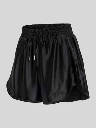 adidas Loose Fit Sweatshorts mit Kontraststreifen in Black, Gr&ouml;&szlig;e XL