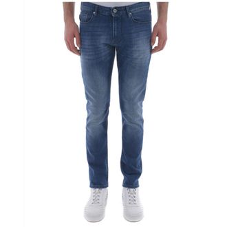 Emporio Armani Normale pasvorm Lengte enkel Blauw