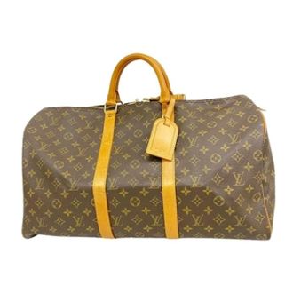 Louis Vuitton Vintage, unisex, Bruin, ONE Size, Pre-owned Boston Bag
