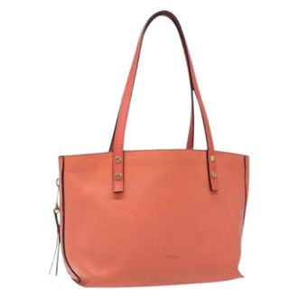Chlo&eacute; Pre-owned Tote Bags, female, Orange, Size: ONE SIZE Pre-owned Dilan Tote