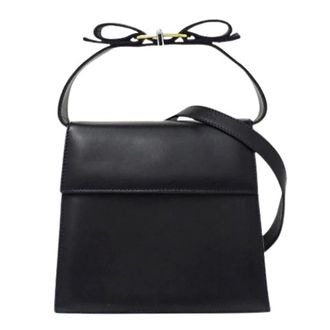 Ferragamo Pre-owned Shoulder Bag - Dames - Pre-owned - Zwart - Maat: ONE Size Leer