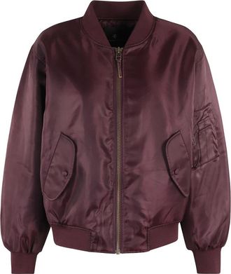 Anine Bing Stijlvolle Bomberjack - Dames - Bomber jackets - Bruin - S - Jassen