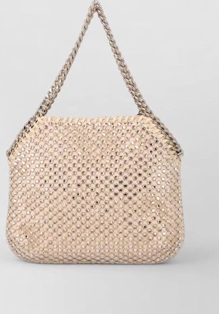 Stella McCartney falabella mini crystal-embellished shoulder bag