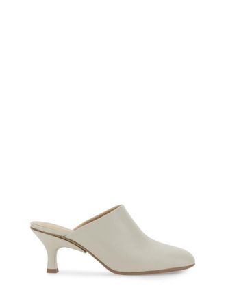 Tod's White Leather Collection Mules