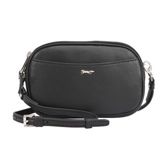 Paul Costelloe Womens Baldo Leather Cross Body Bag - Black - One Size