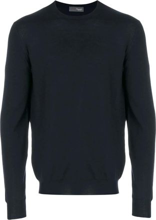 Drumohr Jersey de cuello redondo - Knitwear - Hombre - Negro - XL