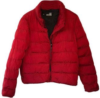 Moschino Love Red Down Puffer Jacket Size 40
