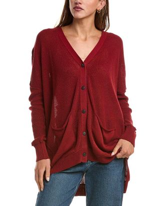 Free People We The Free Chickadee Linen-Blend Cardigan