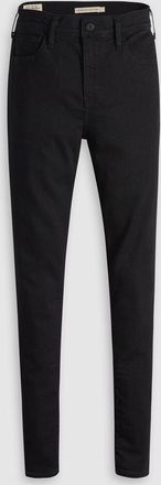 Levi's Womens Levis 720 High Rise Super Skinny-Fit Jeans in Black Cotton - Size 27W/34L