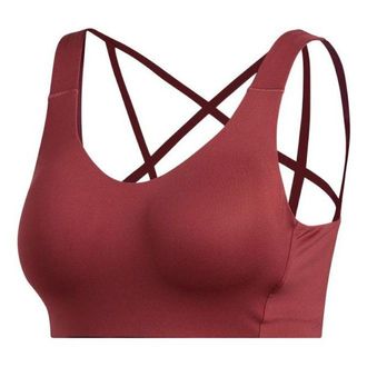 adidas (WMNS) adidas Stronger For It Alpha Bra Asia Sizing Red GC7717
