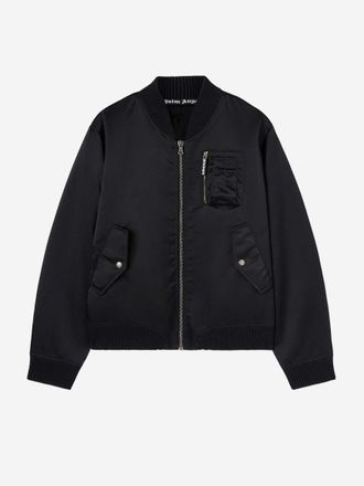 Palm Angels Quilted Bomber Jacket