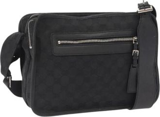 Gucci Pre-owned Vintage Cross Body Bag - Dames - Vintage Schoudertas - Zwart - ONE Size - Vintage