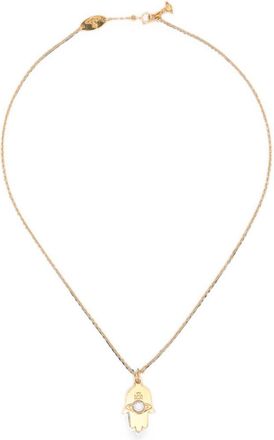 Vivienne Westwood Gold Stylized Hand Pendant Necklace