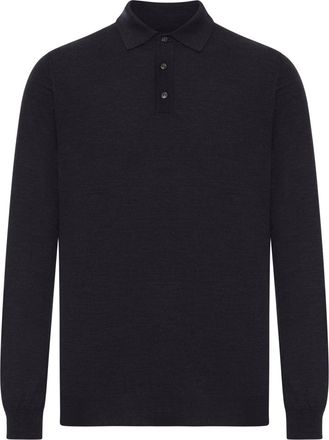 Zanone POLO SHIRT IN FINE COMBED WOOL - Zanone - Man