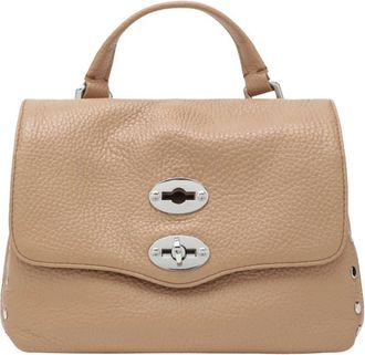 Zanellato Postina Small Bag - Dames - Mini tas - Beige - ONE Size - Leer - Tassen