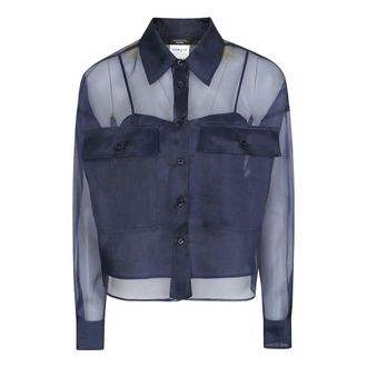 Max Mara Mujer, Blusas y Camisas, Azul, Talla: L