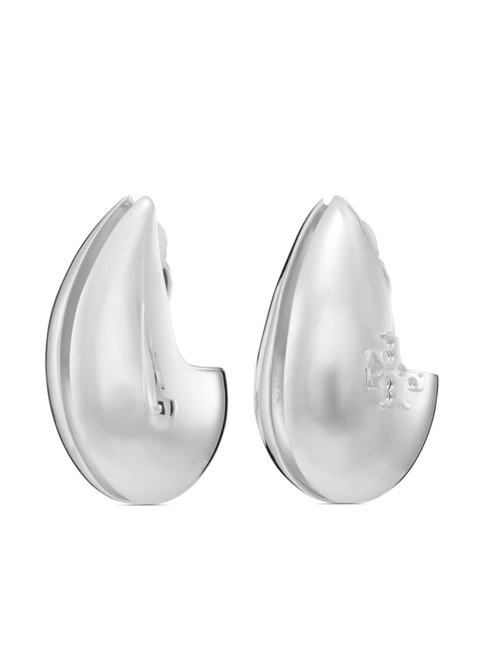 ピアス Tory Burch SS25 Silver Brass Earrings with Logo (26222 022) 51GCJzMjO4L._SY300_QL30_.jpg