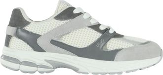 Liu Jo Schoenen, Heren, Grijs, 45 EU, Leer, Cooper 01 Sneaker