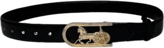 Celine Pre-owned Vintage Riem - Dames - Vintage Accessoires - Zwart - ONE Size - Leer - Vintage
