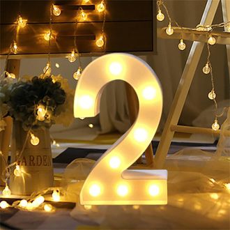 OEM Kayannuo Decoraci&oacute;n De Dormitorio Liquidaci&oacute;n Navide&ntilde;a Letra Luminosa Led Con Control Remoto Letra De Pl&aacute;stico Blanco Iluminada Decoraci&oacute;n De Pie Para
