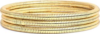 BaubleBar Micah Set of 3 Stretch Bracelets in Gold at Nordstrom Rack