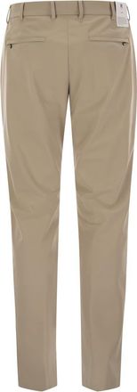 PT01 Mens Epsilon Trousers In Technical Fabric - Tan Nylon - Size EU 50 (Mens)