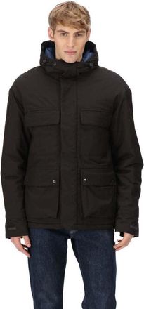 Regatta Mens Raylan Jackets Waterproof Insulated, Black, XL UK