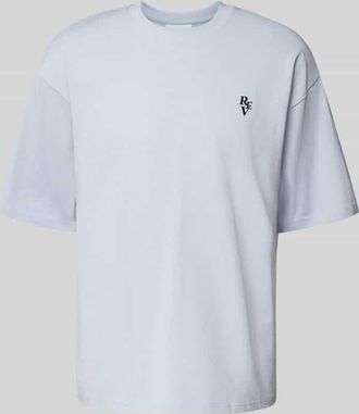 Review Relaxed Fit T-Shirt mit Rundhalsausschnitt in Eisblau, Gr&ouml;&szlig;e XS