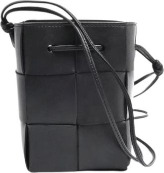 Bottega Veneta Pre-owned Bucket Bags, female, Black, Size: ONE SIZE Pre-owned Bucket Bag