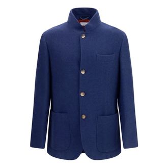 Brunello Cucinelli Chaqueta de cachemir - Jackets - Hombre - Azul - S