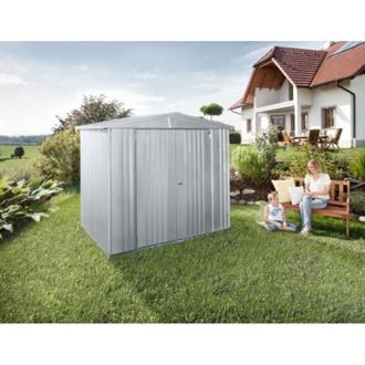 BIOHORT Caseta cobertizo metalica Biohort europa 2 color plata metalizada