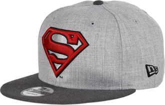 New Era 9Fifty Snapback DC Comics Cap - Heather Superman Grey