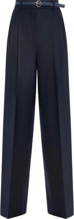 Max Mara belted trousers - Blue