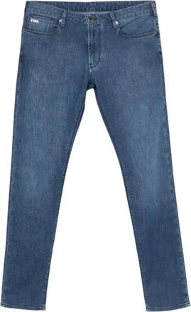 Armani Reguliere Jeans - Heren - Slim Fit Jeans - Blauw - W40 - Jeans