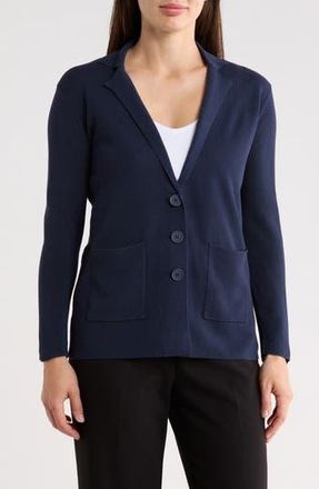 Max Studio Boyfriend Cardigan Sweater in Navy at Nordstrom Rack, Size X-Large