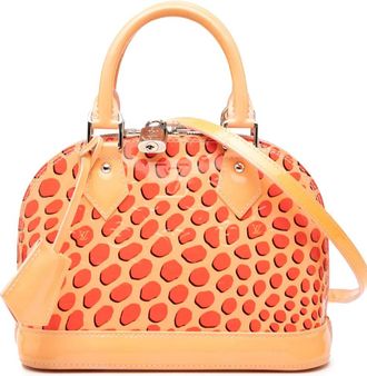 Louis Vuitton Borsa a tracolla Alma BB Jungle Dots in pelle Vernis con monogramma 2016 - Arancione