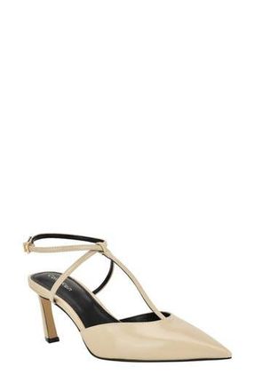 Calvin Klein Avriel 2 Ankle Strap Pump in Ivory at Nordstrom Rack, Size 8.5