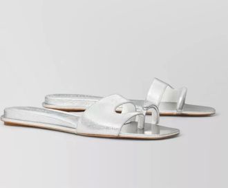 Tory Burch leather slide sandals