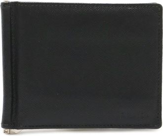 Prada Black Nero Saffiano Wallet (Bi-Fold) (Pre-Owned)