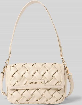 Valentino Handbags Handtasche mit Label-Detail und Umschlag Modell ENNIS in Ecru, Gr&ouml;&szlig;e 1