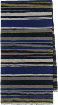 Paul Smith Wolmix gestreepte sjaal - unisex - Wintersjaals - Veelkleurig - ONE Size - Wol - Accessoires