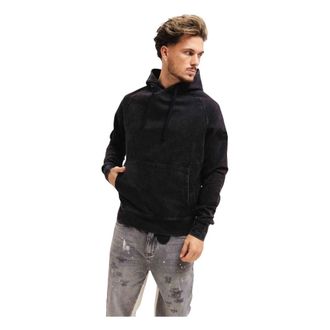Cruyff Hoodies & sweatvesten, Heren, Zwart, M, Denim, Non Denim Hoodie