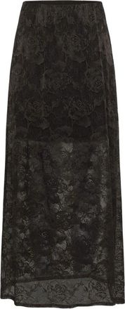 Gestuz GZleala Rok - Dames - Maxi Rokken - Bruin - XL - Nylon - Rokken