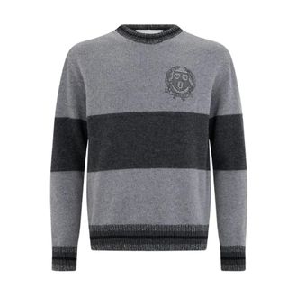 Iceberg Maglione Girocollo - - Knitwear - Uomo - Grigio - XL